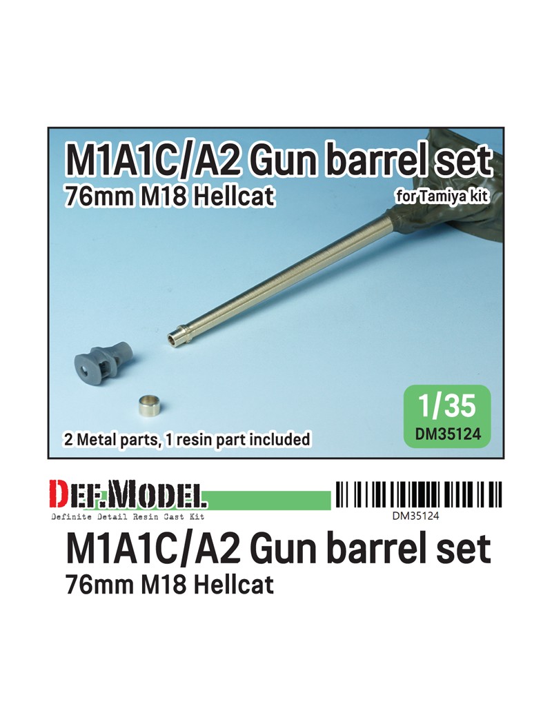 DEF - US M18 TD M1A1C/A2 Gun barrel set for Tamiya kit - 35124