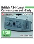 DEF - British A34 Comet Canvas Cover set- Early (for 1/35 Tamiya kit) - 35131