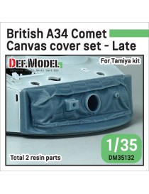 DEF - British A34 Comet Canvas Cover set- Late (for 1/35 Tamiya kit) - 35132