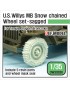 DEF Model: WW2 U.S. Willys MB Snow Chained Wheel set for Tamiya,Dragon,Bronco 1/35