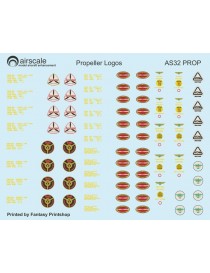 Airscale -  1/32 Propeller Logos & Specs (Decal) - 3218