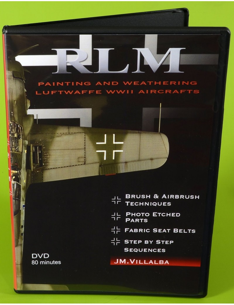 J.M Villalba PAINTING and WEATHERING LUFTWAFFE WWII AIRCRAFTS DVD