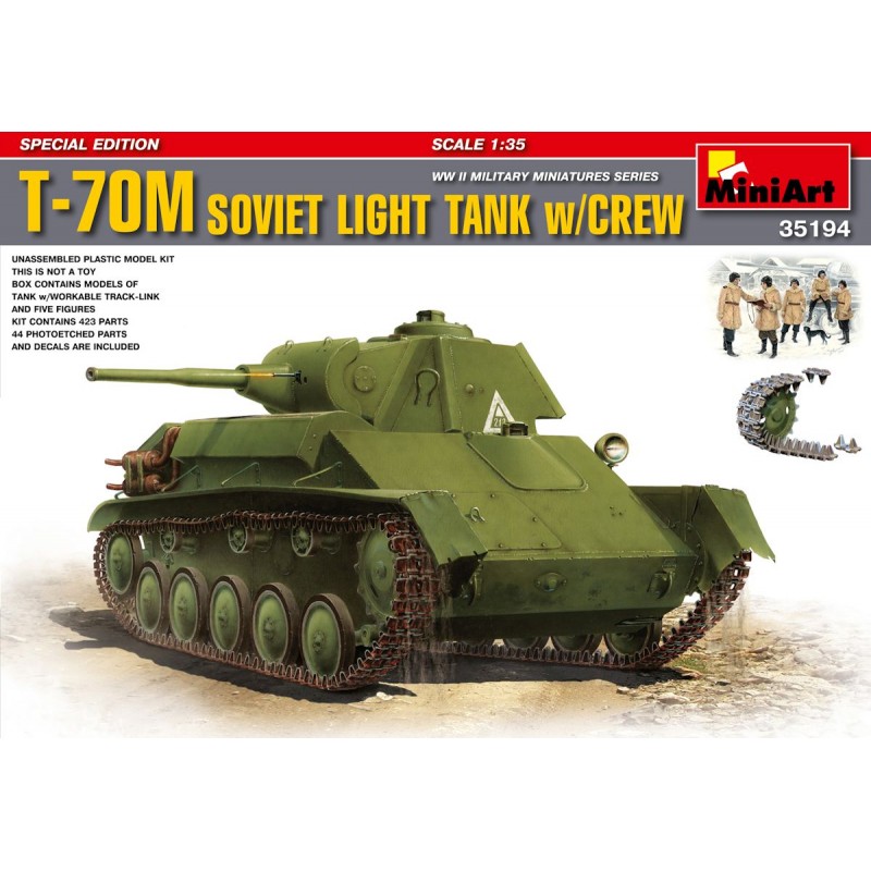 copy of ICM - Russian T-28 winter war (1939-1940) with 3 Figures - 35052