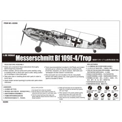 Trumpeter - 1/32 Messerschmitt Bf 109E-4/Trop - 2290