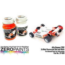 copy of ZP - Mclaren MP4 (Marlboro) Red and White Paint Set 2x30ml - 1602