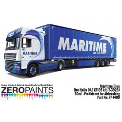 ZP - Maritime Blue Paint 60ml - (for Italia DAF XF105 kit IT-3920)  - 1400