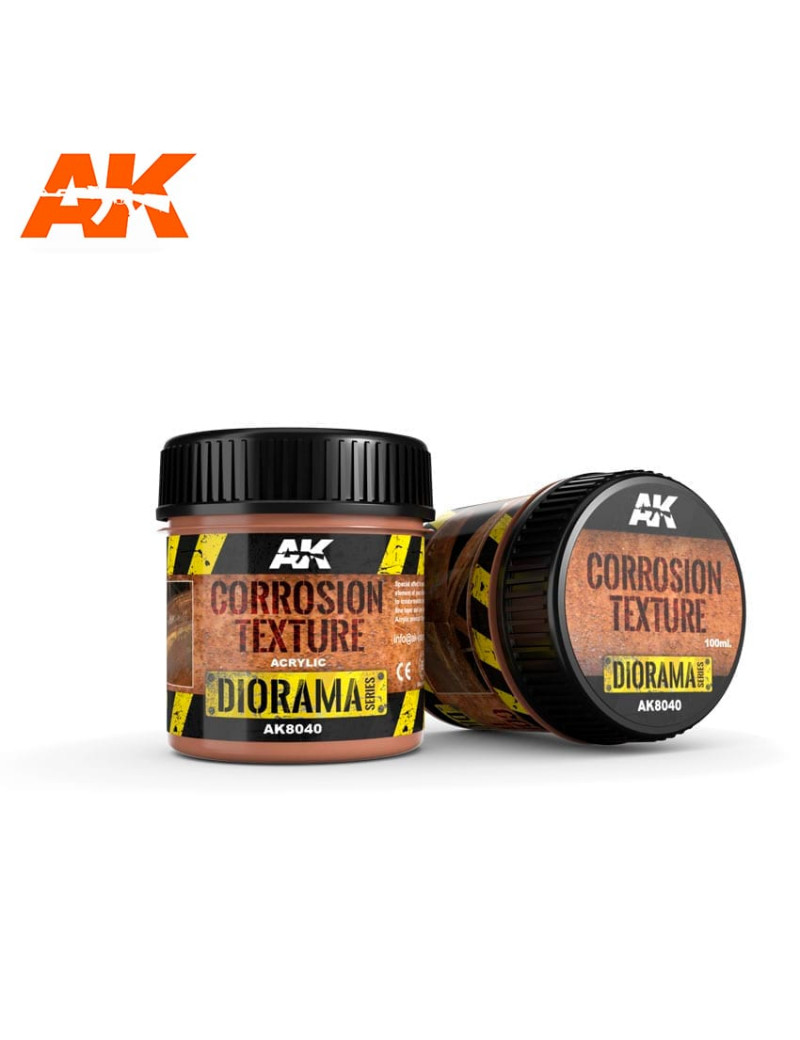 AK - Diorama Series: Corrosion Texture Acrylic 100ml Bottle - 8040