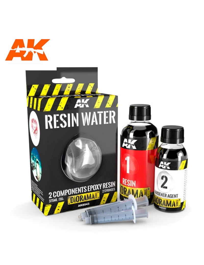 AK - Diorama Series: Resin Water Effect 2-Components Epoxy 180ml - 8044