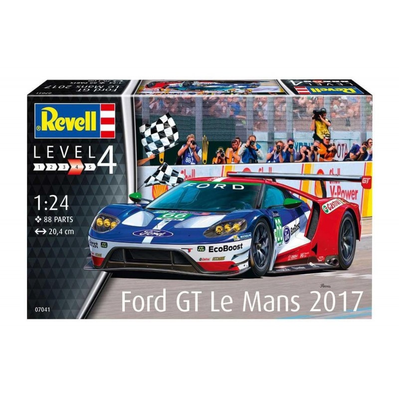 RVL - 1/24 1/24 Ford GT LeMans 2017 Race Car w/special Cartograf decals- 7041