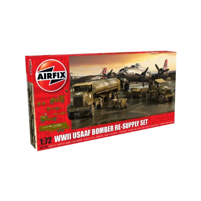 Airfix - 1/72 WWII USAAF Bomber Re-Supply Set - 6304
