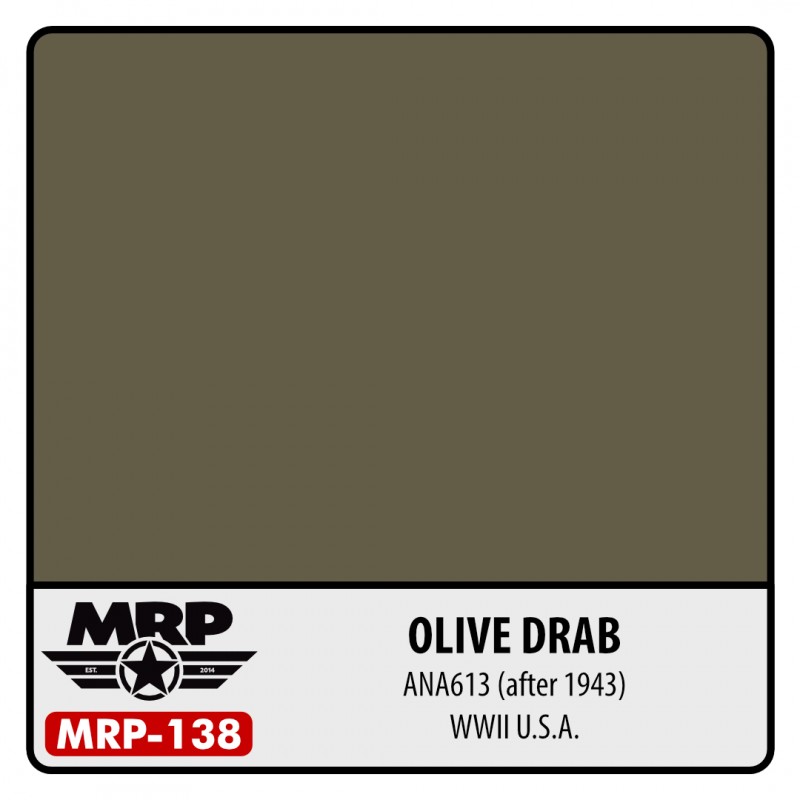 MRP - US Olive Drab ANA 613 - 138