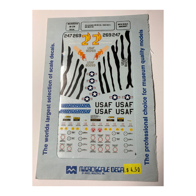 Microscale Decal - FB-111As 509BW/393BS - MS48-228