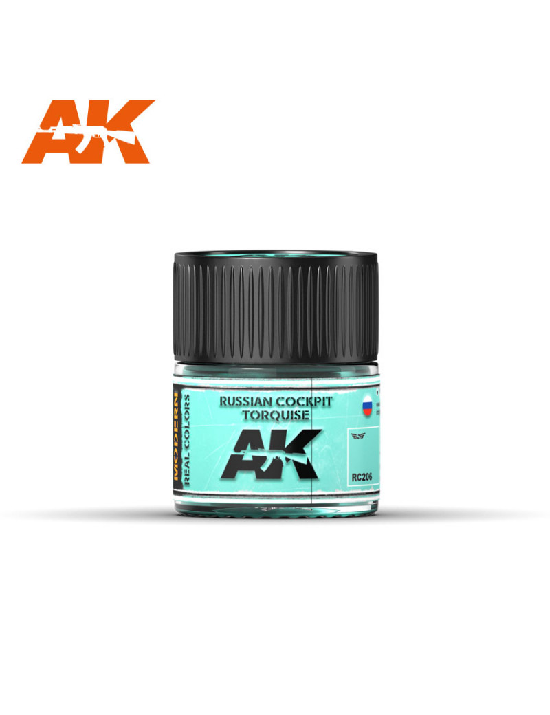 AK Real Color Air - Russian Cockpit Turquoise 10ml - RC206