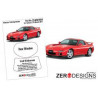 Zero Designs - 1:24 Mazda RX-7 FD3S Window Painting Masks (Tamiya) - WM-004
