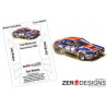 Zero Designs - 1:24 Nissan 240RS (BS110) Rally Window Painting Masks (Beemax) - WM-015