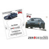 Zero Designs - 1:12 Nissan Skyline R32 GT-R Window Painting Masks (Fujimi) - WM-022