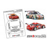 Zero Designs - 1:24 Porsche 911 GT3 Pre Cut Window Painting Masks (Fujimi) - WM-028