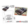 Zero Designs - 1:24 Toyota Supra 3.0 GT (A70) Pre Cut Window Painting Masks (Tamiya) - WM-030