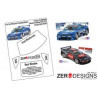 Zero Designs - 1:24 Calsonic/Kure Skyline R33 GT-R Pre Cut Window Painting Masks (Tamiya) - WM-038