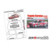 Zero Designs - 1:24 Toyota Corona ST191 Pre Cut Window Painting Masks (Beemax) - WM-039