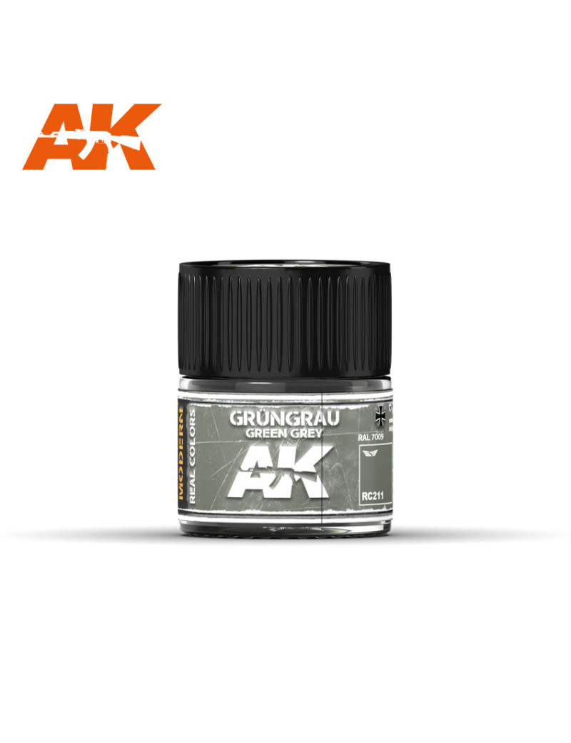 AK Real Color Air - Grungrau-Green Grey RAL 7009 (MODERN) 10ml - RC211