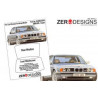 Zero Designs - 1:24 BMW M5 Pre Cut Window Painting Masks (Fujimi) - WM-044