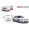 Zero Designs - 1:24 Nissan Skyline R33 GT-R Pre Cut Window Painting Masks (Fujimi) - WM-046