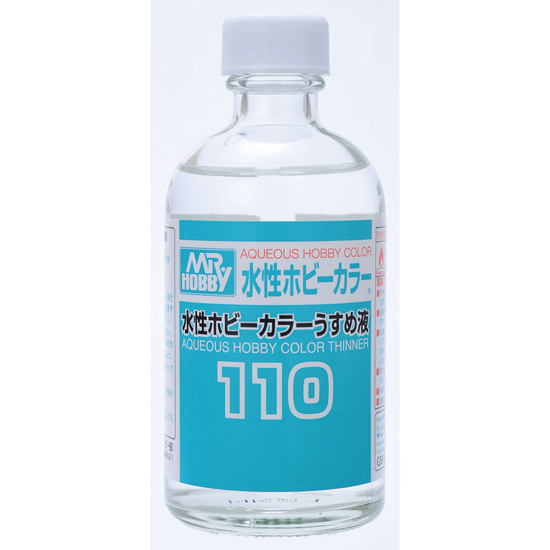 GNZ - Aqueous Color Thinner 100ml Glass Bottle - T110