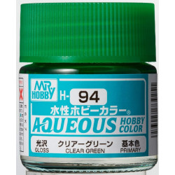 GNZ - Aqueous Gloss Clear Green 10ml - H94