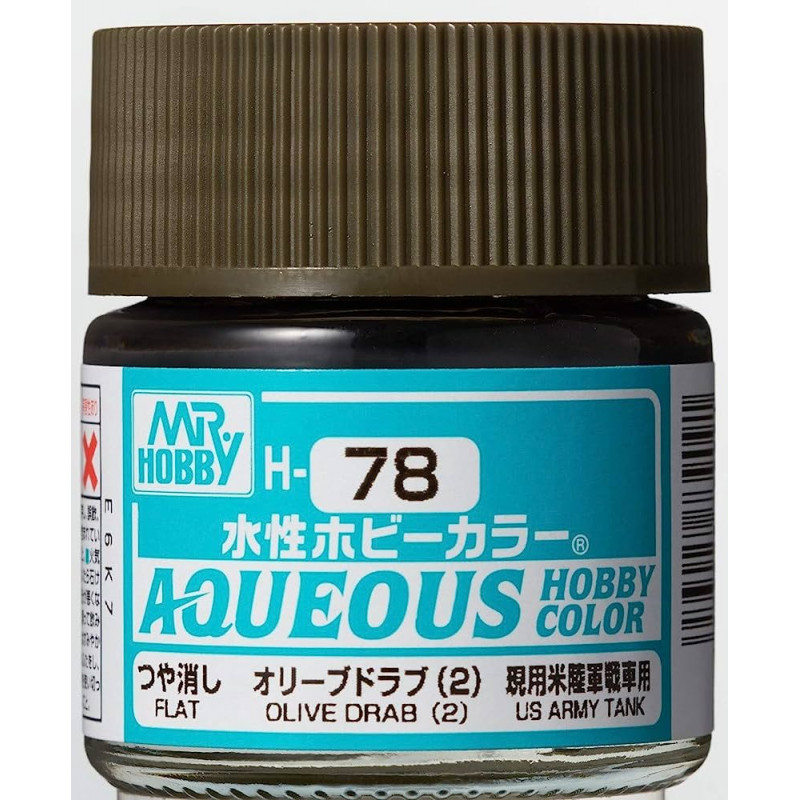 GNZ - Aqueous Semi-Gloss Olive Drab (2) 10ml - H78