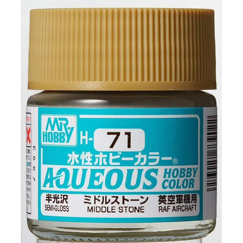 GNZ - Aqueous Semi-Gloss Middle Stone 10ml - H71