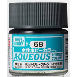 GNZ - Aqueous Semi-Gloss RLM 74 Dark Gray 10ml - H68