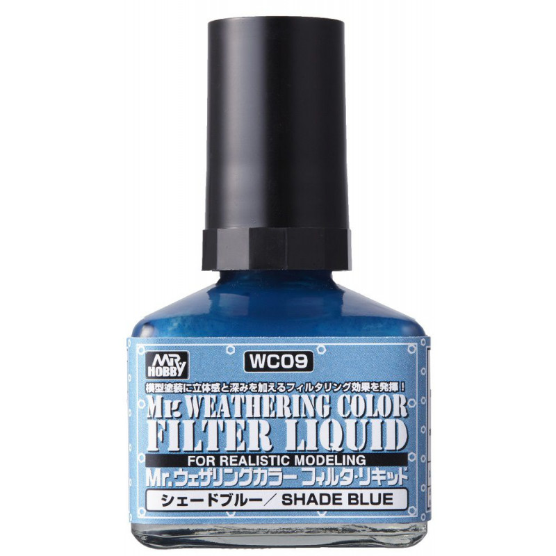 GNZ - Mr. Weathering Color Filter Liquid Blue Gray - WC09