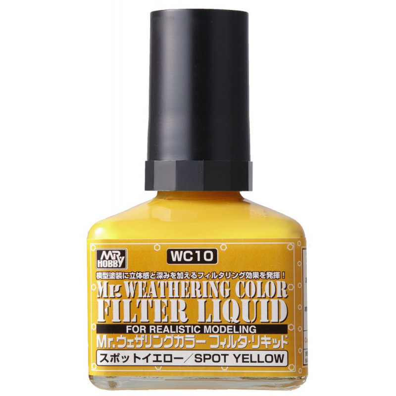GNZ - Mr. Weathering Color Filter Liquid Spot Yellow - WC10