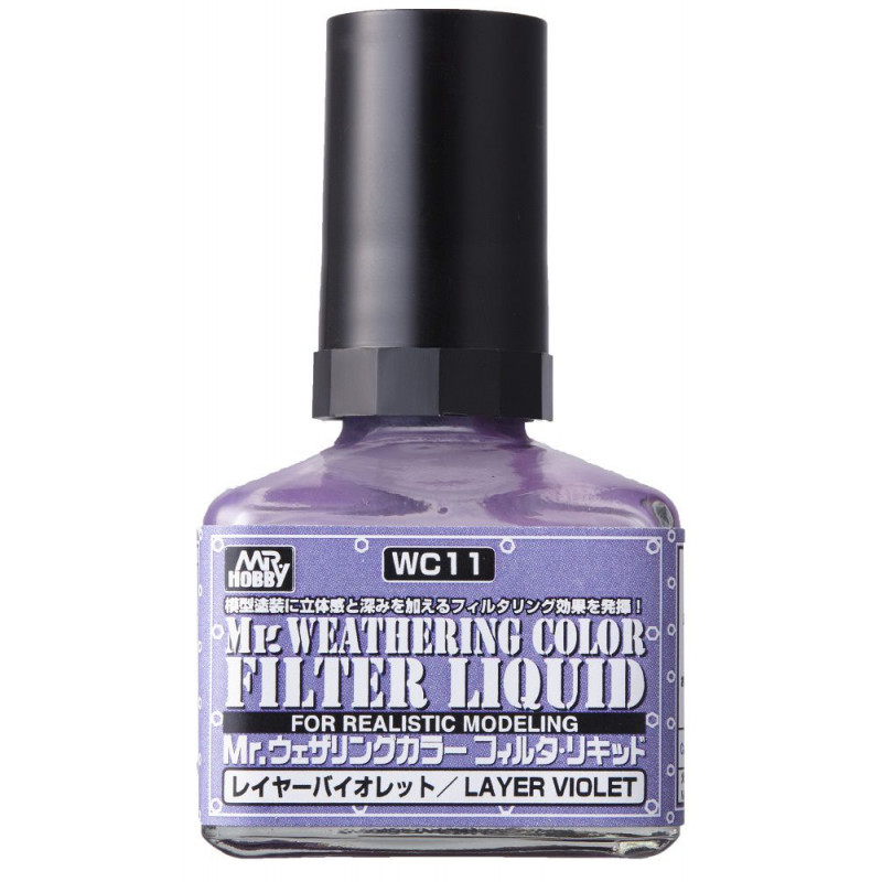 GNZ - Mr. Weathering Color Filter Liquid Layer Violet - WC11